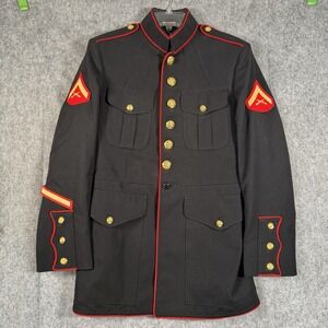 USMC US MARINE CORPS DRESS BLUES JACKET 41L Corporal‎